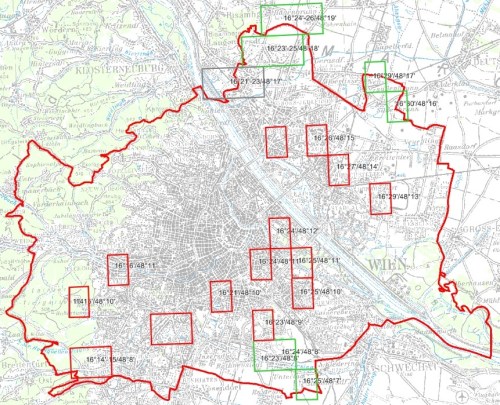 Bestandsrückgang der Ziesel in Wien seit 1970 (Quelle: F. Spitzenberger)